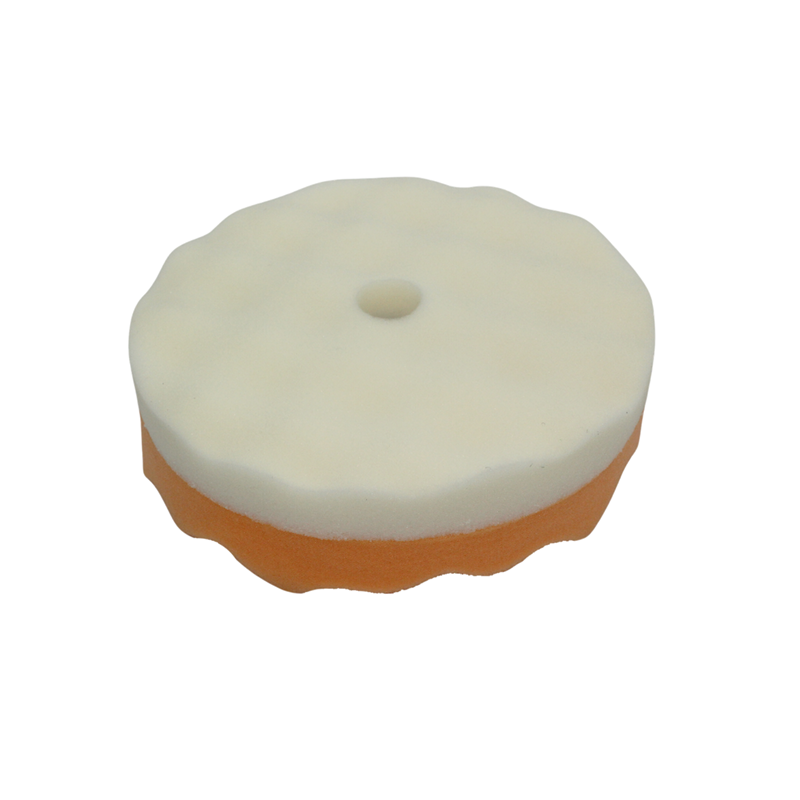 Boina Dupla Face de Espuma Branca/Laranja